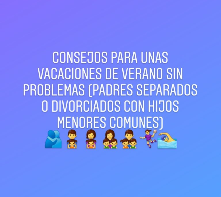 CONSEJOS PARA UNAS VACACIONES DE VERANO SIN PROBLEMAS